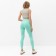 Leggings Sports Women's Minaku color light green, size 44