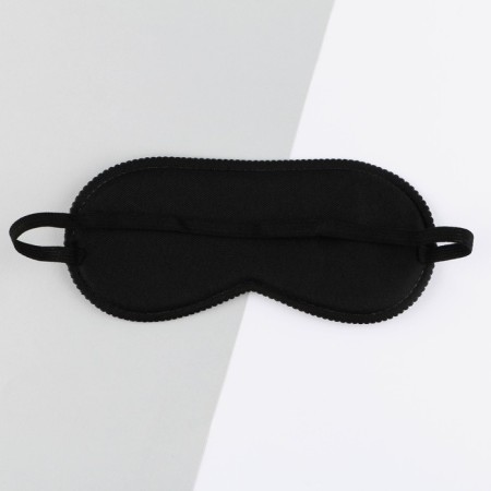 Mask for sleep "Very important person", 19.3 x 9.5 cm, black color-3