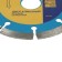 Disk diamond cutting tundra, segment, dry cut, 115 x 22 mm
