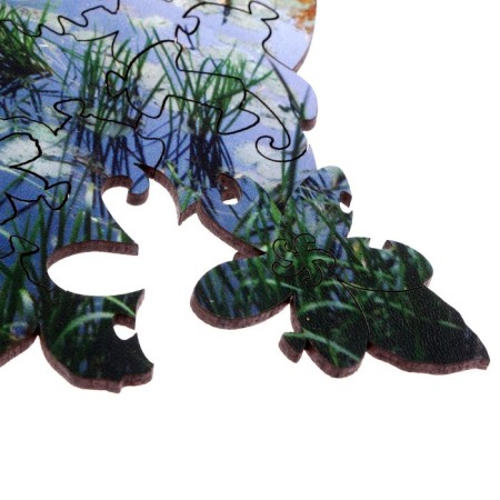 Figure puzzle “Boat on the Autumn River”, 110 parts, 28.8 × 20.2 cm-2