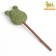 A toy for cats from cat mint "Bear" on a wand from Matathabi, 13 cm