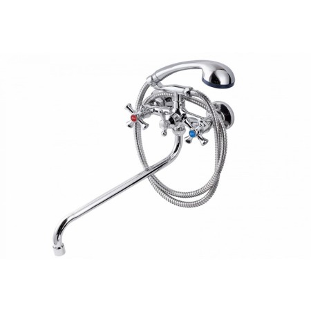 FAUZT FZS-428-07 bathtub mixer, two-wound, pour 340 mm, watering can, chrome