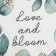 Path on the Ethel table Flower Mood View 1 30x70 cm, 100% cotton, sarzha 190 g/m2