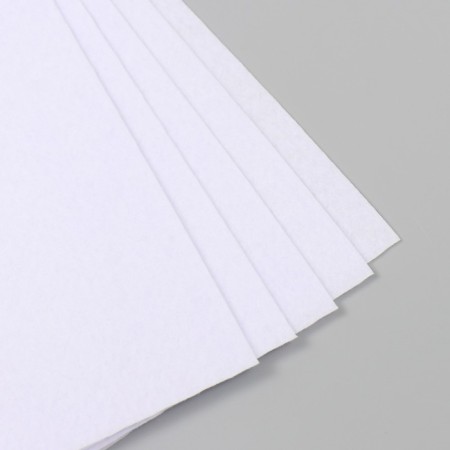 A set of felt 22x30 cm, 5 sheets, Korea, col. Snow-2