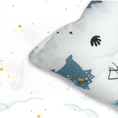 Children's pillow "dinopupsics" swan fluff, size 40x60 cm-2