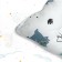 Children's pillow "dinopupsics" swan fluff, size 40x60 cm