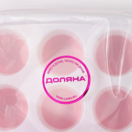 Form for ice and chocolate with a lid of a share, 26 × 12 × 2.5 cm, 21 cells (3 × 3 × 2 cm), color mix-8