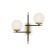 Bra Maytoni Mod050WL-02G, 2HE14, 40W, 44x17.5x42 cm, color gold