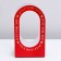 Box-Obel for flowers "for you" 22 × 12 × 38 cm, red