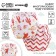 A set of reusable diapers "Cacti", 3-8 kg, white, red, 2 pcs., I crush me