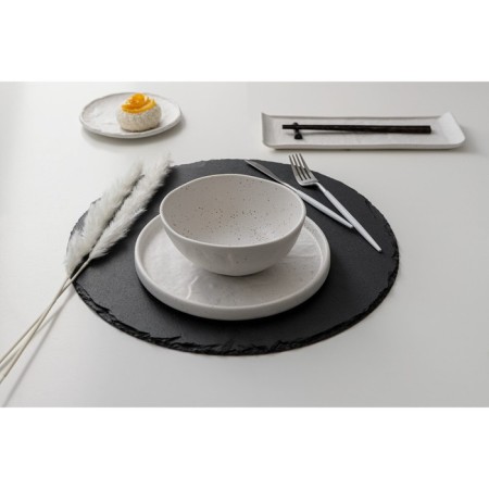 Porcelain salad Magistro Slate, 620 ml, D = 16 cm, white color-5