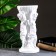 Figure pot "Three Angels", 0.3 l/15x15x33 cm, white