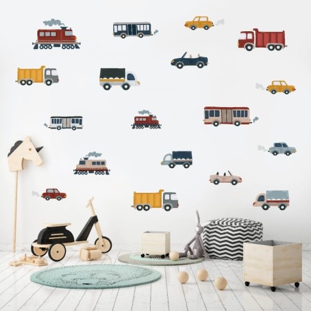 Interior color sticker "City transport" 30x60 cm-5