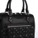 Women's bag on the zipper David Jones, 2 external pockets, black color