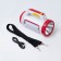 Camping battery lamp, 3+15 W, 2000 mAh, LED, USB, 5 modes, solar battery