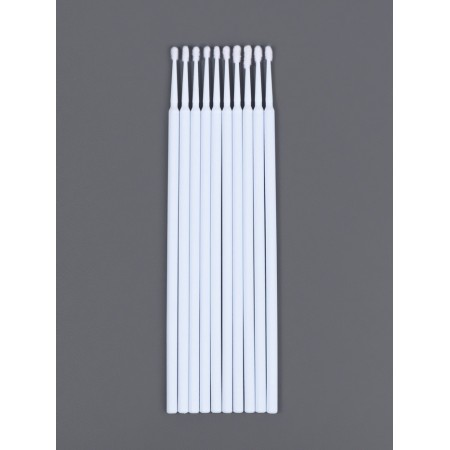 Micro -shoes for increasing and laminating eyelashes, set - 10 pcs, 9.5 cm, white color-1