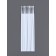 Micro -shoes for increasing and laminating eyelashes, set - 10 pcs, 9.5 cm, white color