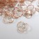 Beads for creativity Plastic "Busin hat" set 50 pcs Transparent caramel 0.4x1x1 cm