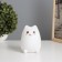 Night "cat" LED from white batteries 9.5x9x13.5 cm Risalux