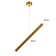 Suspension lamp "Balance" LED 6W 4000k gold 3x3x40-140cm