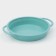 Silicone form for baking “Circle with handles”, 30.5 × 25 × 4.7 cm (inner diameter 24.7 cm), Biryuza color