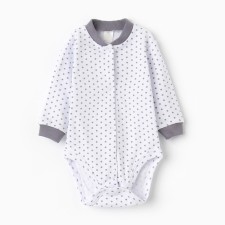 Body with a long sleeve, color gray peas, height 62