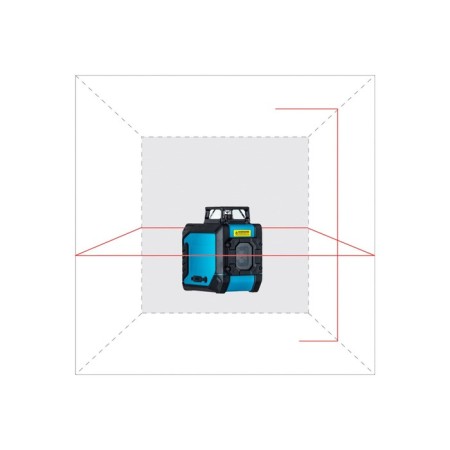 Laser level Instrumax 360 IM0137, up to 20 m, 2 rays, 635 nm, 360 °, 0.3 mm/m/m-5