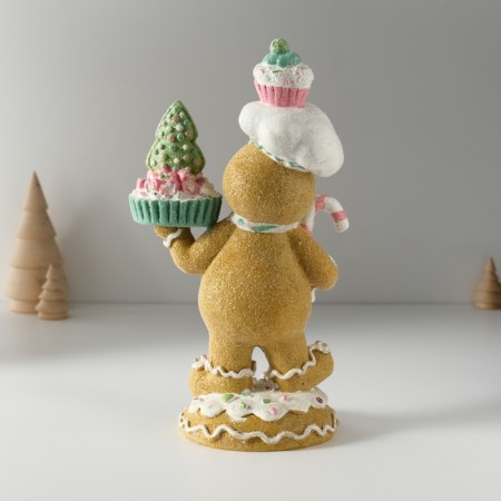 Souvenir Polystone "Power Confectioner with Sweets" 13x9x23.5 cm-3