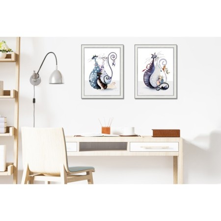 Reproduction of the picture "Happy Family", 30x40, frame (45-a355)-3