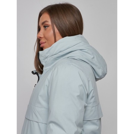 Winter jacket, size 42, turquoise color-17