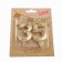 Candle in the cake jubilee "line" (set 2 in 1), number 35, number 53, gold metallic, 6.5 cm