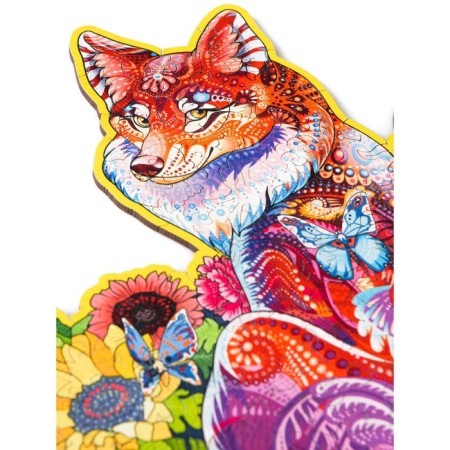 Wooden puzzle "Fox", size l - 24 × 36 cm, 160 parts-3