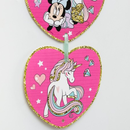 Garland on the eyelets "Happy Birthday!", Length 172 cm, Minnie Mouse-6