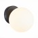 Wall lamp EVOLUCE. Sle220101-01. Arcola. 1x5 W, G9, 4000K, 13x14.5 cm, black color