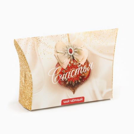 Black New Year's tea "Happiness", with the taste of gingerbread, 20 g.-1