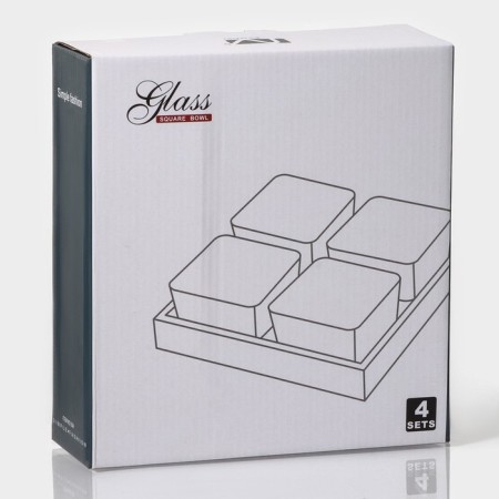 Glass Magistro Glass Magistro "Delivery", 4 sections, 250 ml, 22.5 × 19 × 6 cm-7
