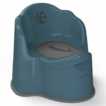Pot children's Amarobaby Ergonomic, with a lid, turquoise color