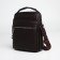 Male bag over the shoulder, Textura, 3 external pockets, brown color