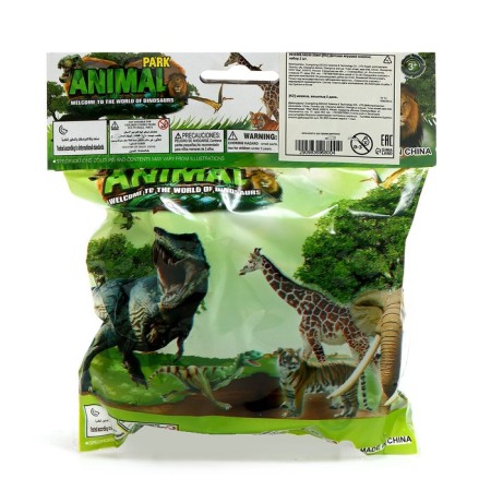 Set of trucks "Animal Park. Dinosaurs ", inertia, mix-10