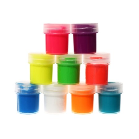 Gouache 9 colors x 20 ml, erichkrause, neon, fluorescent effect, in cardboard packaging-9