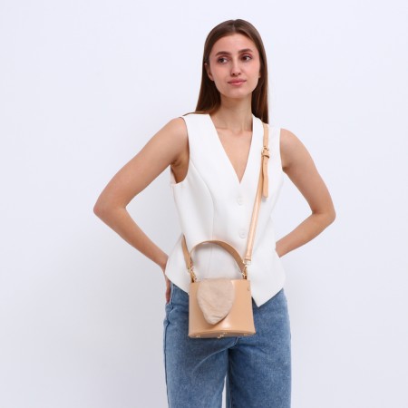 Cross-Bodi bag, duckling department, beige color-6