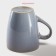 Mug ceramic shares "Nordi", 340 ml, blue color