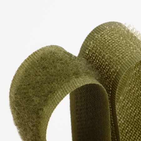 Velcro, 20 mm × 25 ± 1 m, khaki color-3