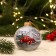 Christmas ball D-8 cm "Winter City" manual painting