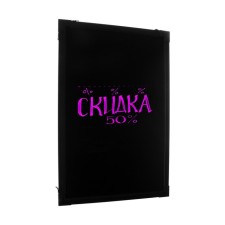 LED sign 40 x 60 cm, under the felt -tip pen, LED, with a controller, 220 V