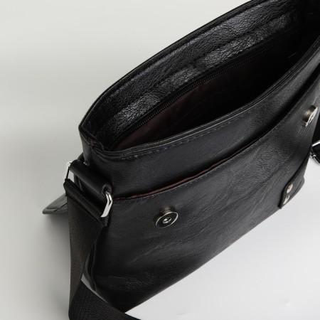 Male bag, black color-4