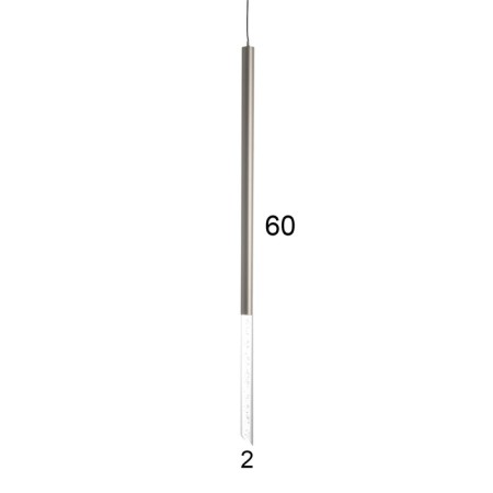 Acota lamp LED 5W 4000k matte chrome 2x2x60-160cm-5