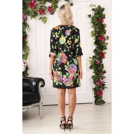 Women's tunic, size 42, black color-10