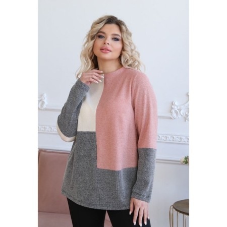 Female jumper, size 52, beige color-7