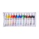 Acrylic paints 12 colors in a metal tube 12 ml in a cardboard box
